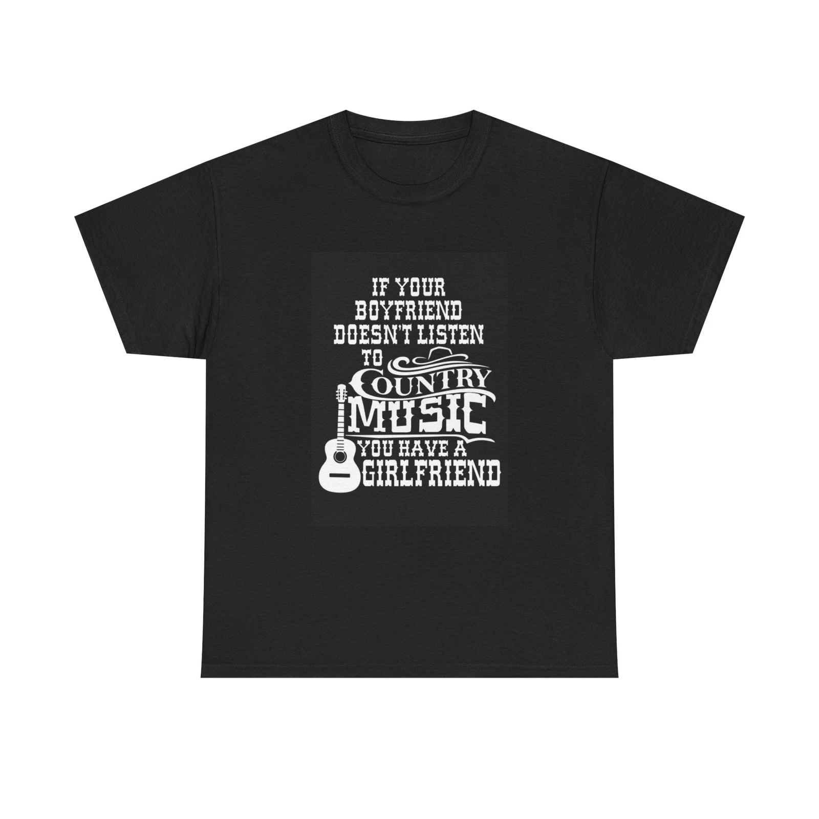 

Listen To Country Music Tshirt Funny Graphic retro Unisex Heavy Cotton Tee