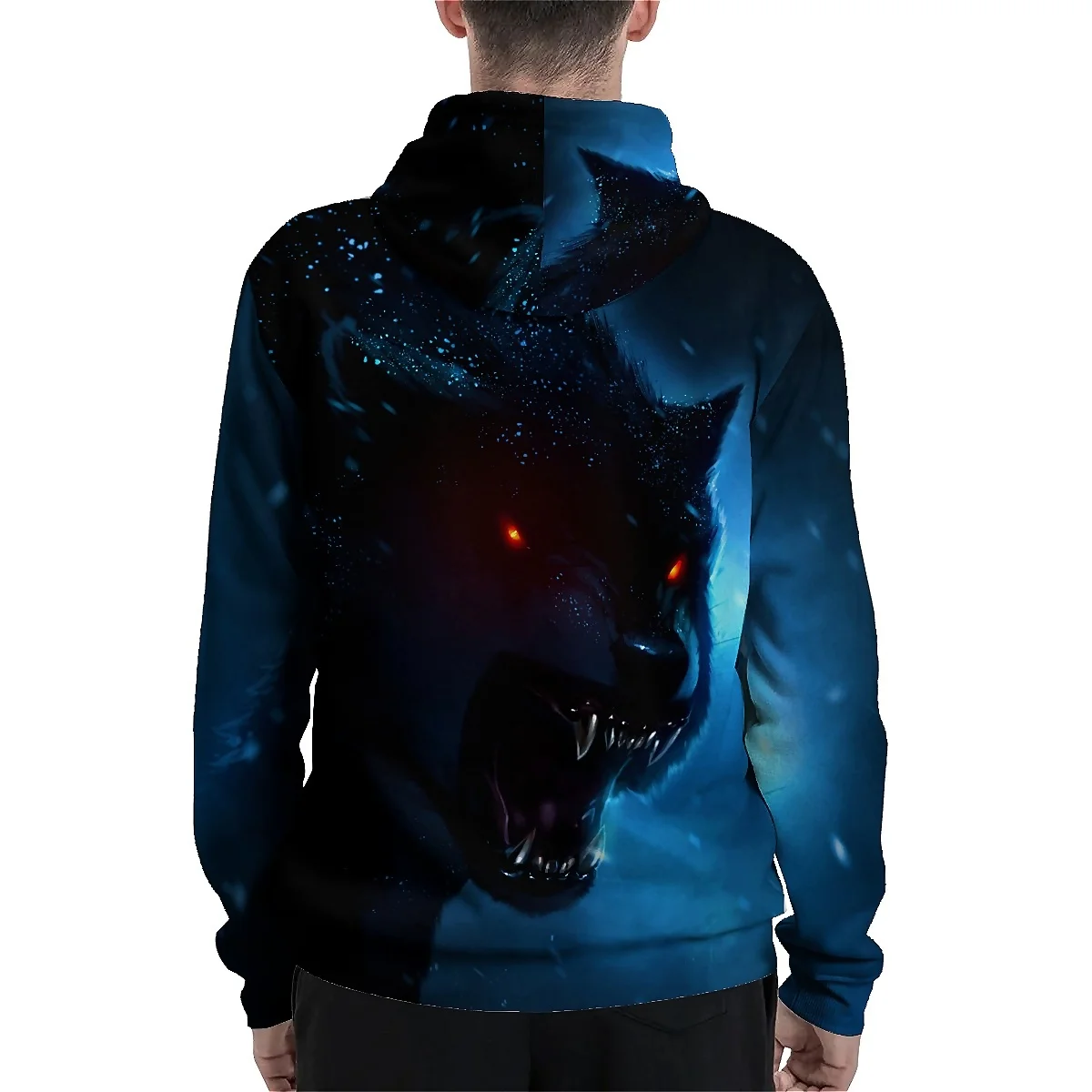 SONSPEE Unisex  with long sleeves and 3D skull print Scary design perfect for autumn street style.  Unisex fall hoodie featuring