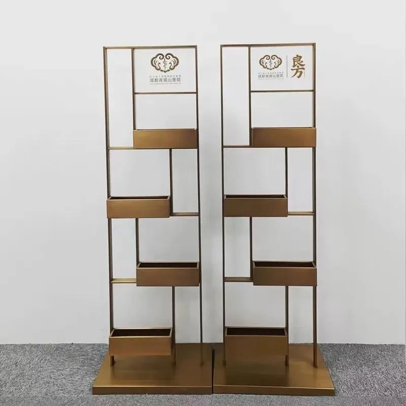 Free Standing Brochure Contract Display Stand Real Estate Sales Office Floor Standing Magazine Flyer Document Storage Rack