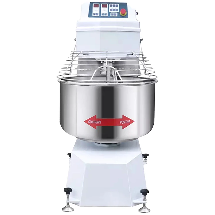 Industrial Bread Commercial Spiral Vertical Dough Mixer For Bakery 20Kg 50 Liter Bowl Bakery Spiral Dough Mixer