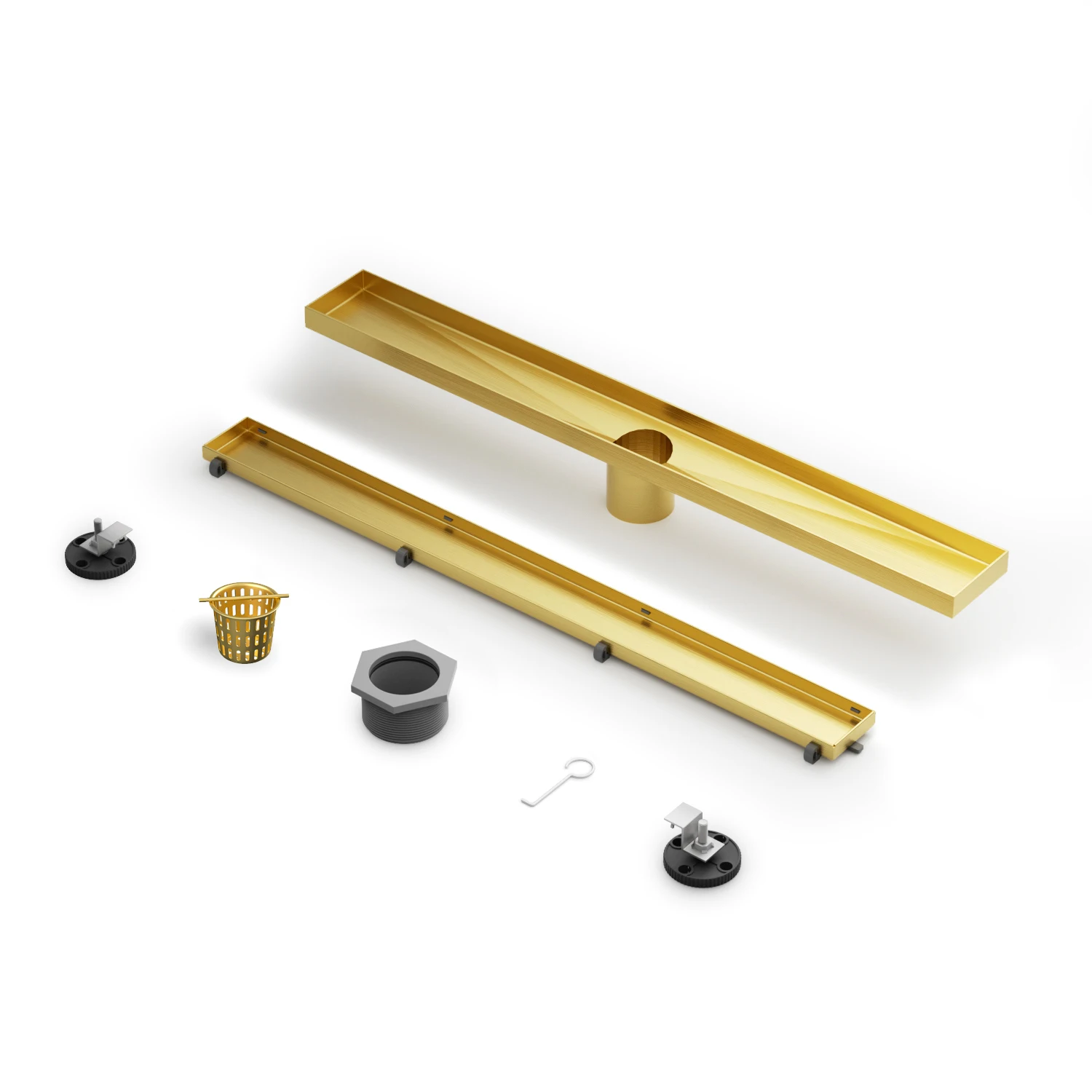 American CUPC Certification Golden Tile Insert 304 SS Shower Drain with Hot Selling Quality Perfect for Bathroom Drainage