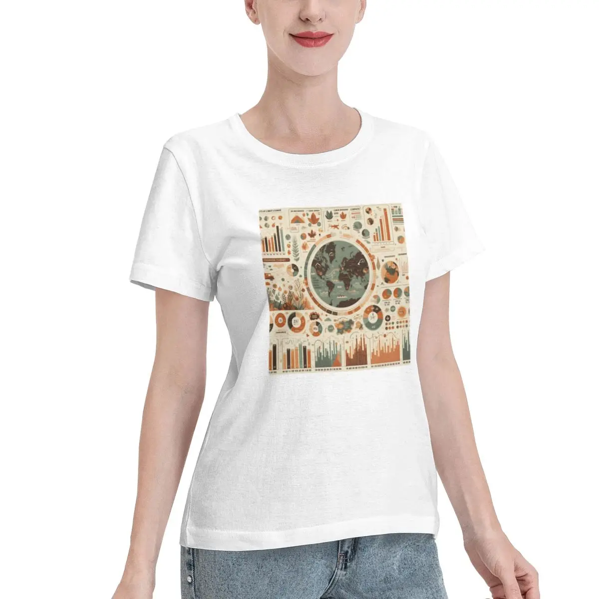 Summer Staple Climate Crisis Earth S Heating Emergency Women's T-shirt Casual Dating Trendy Basic Tee