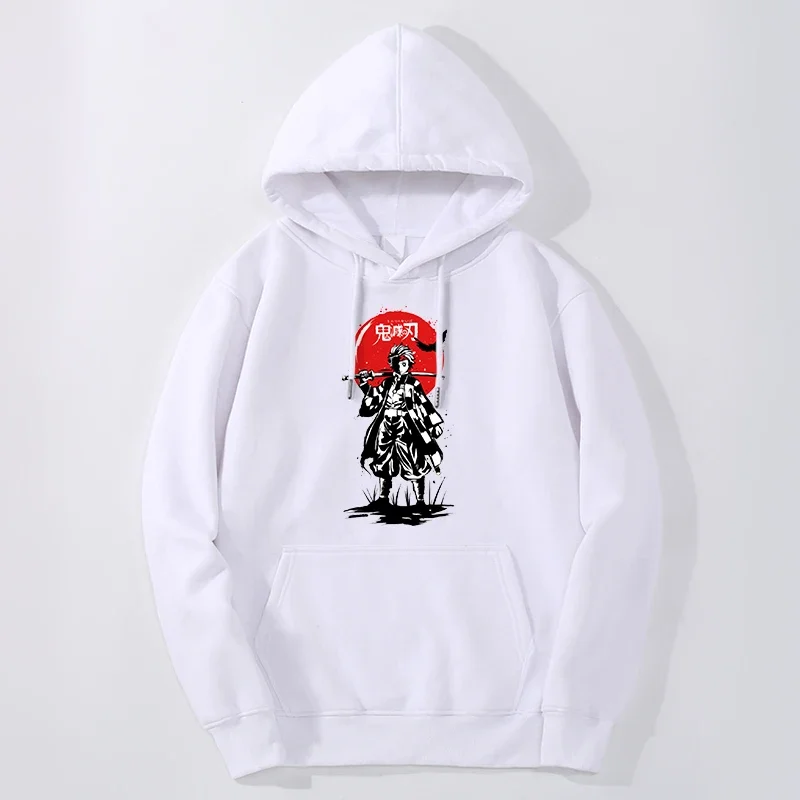 

anime hoodies sweatshirts men/women tanjiru manga graphic streetwaer loose Harajuku crewneck tracksuit moletom