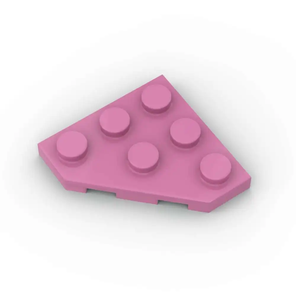 

MOC 10PCS Part Bricks 2450 Plate 3x3 Cut Corner Building Blocks Wedge Particle Assembles Puzzle DIY Toys Children Birthday Gifts