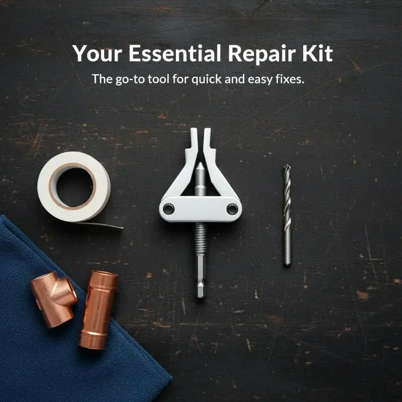 Broken Pipe Extractor Tool Durable Universal Faucet Valve Stuck Screw Remover 1PC for Kitchen Bathroom Plumbing Repair