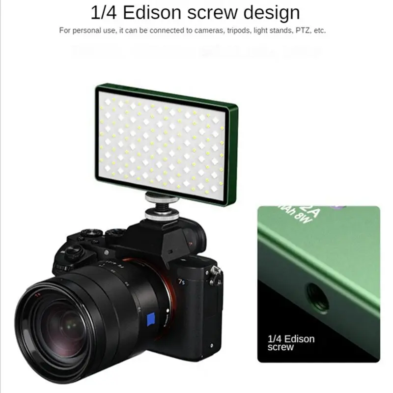 AABFK RGB Full-Color Live Broadcast Beauty Lighting Lamp Square Pocket Light Photography Full-Color LED Charging Light