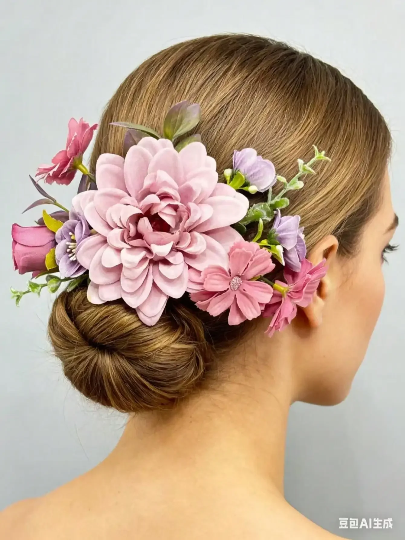 

1pc Faux Flower Hair Clip, Decorative Hairpin For Hairstyling, Suitable For Holiday, Beach Photos, Daily Use, Claw Clips