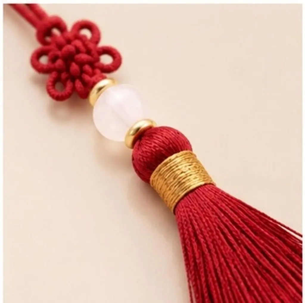 Bamboo Lipstick Tube Handmade Material Tassel Detail Empty Refillable Container for DIY Lip Gloss Lotion Bars