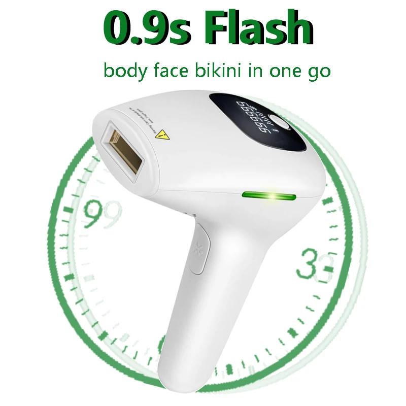 999999เลเซอร์กำจัดขนแบบแฟลชเครื่องกำจัดขนบิกินี่ตัวอุปกรณ์เลเซอร์สำหรับบ้านสนับสนุนการดรอปชิป