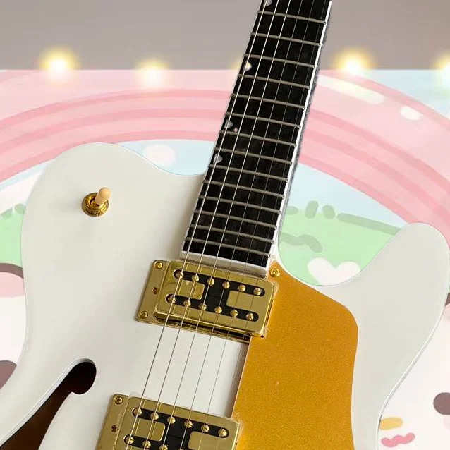 F58 Exquisite electric guitar, high-quality chrome plated hardware guitar, fast and free shipping