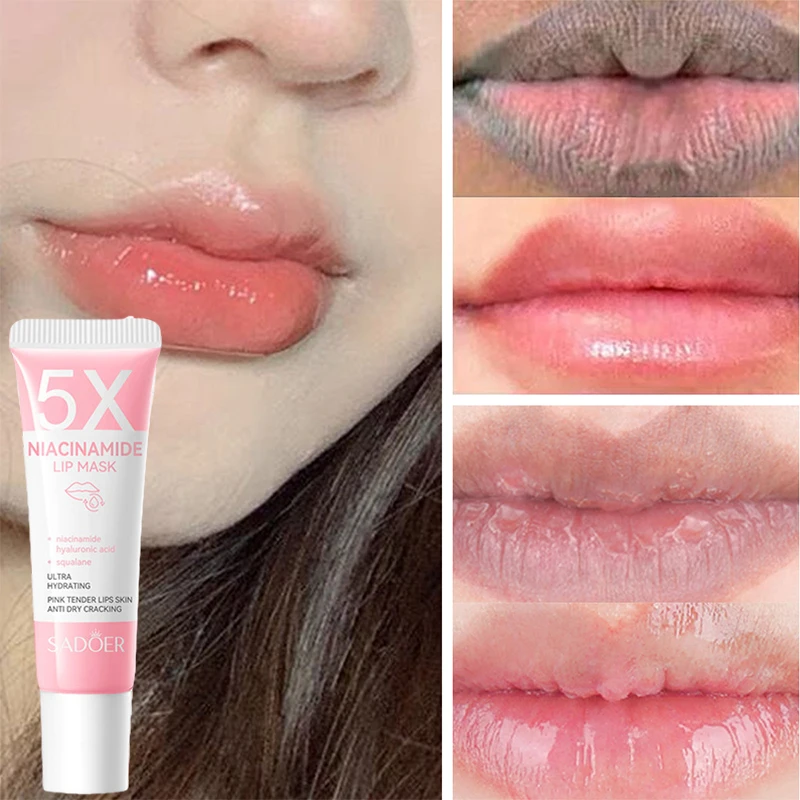 

Moisturizing Lip Sleeping Mask Exfoliating Lips Darkness Remover Fast Lightening Pink Lip Balm Moisturizer Korean Lip Skin Care