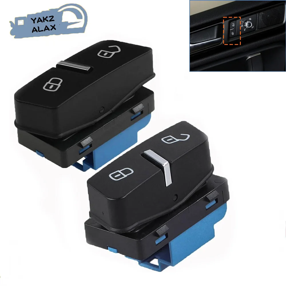 7P6962125A Left Right 7P6962126A Door Central Locking Switch Button for Volkswagen VW Touareg 2011-2018 Car accessories