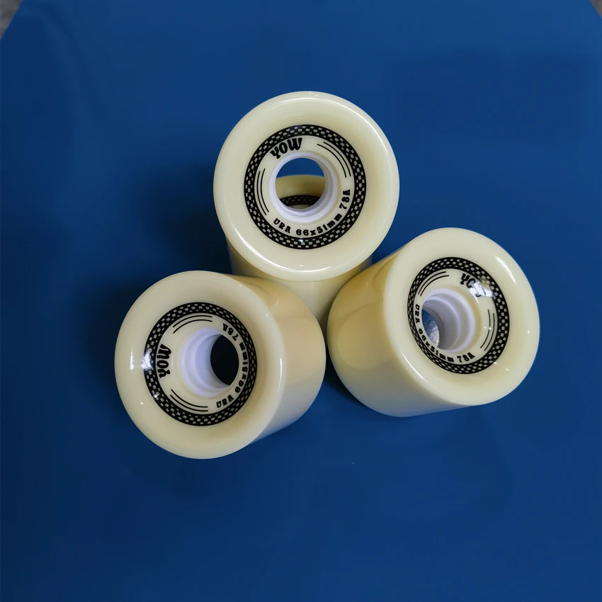 YOW land surf skateboard wheels pu material longboard wheels 66*51mm 78A very elastic and wearproof good quality