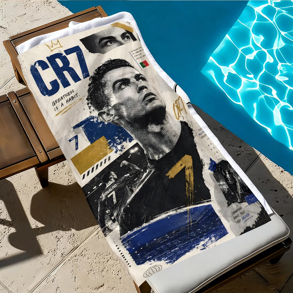 Football Star CR7 Retro Print - Camp Towel Microfiber recension och pris