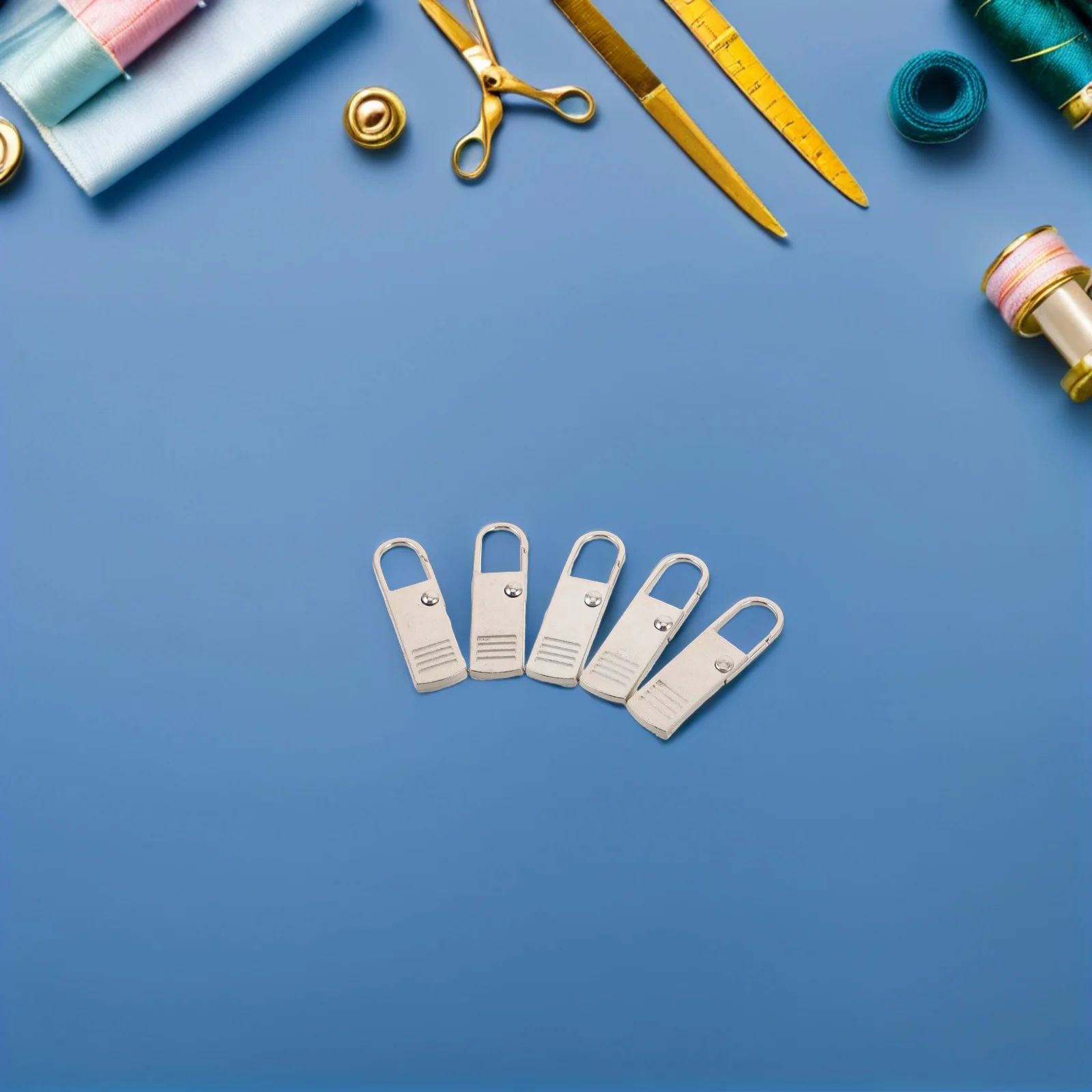 

20Pcs Metal Zipper Pull Replacement Detachable Slider Repair Kit Universal for Luggage Backpack Coat Jacket Purse Accessories