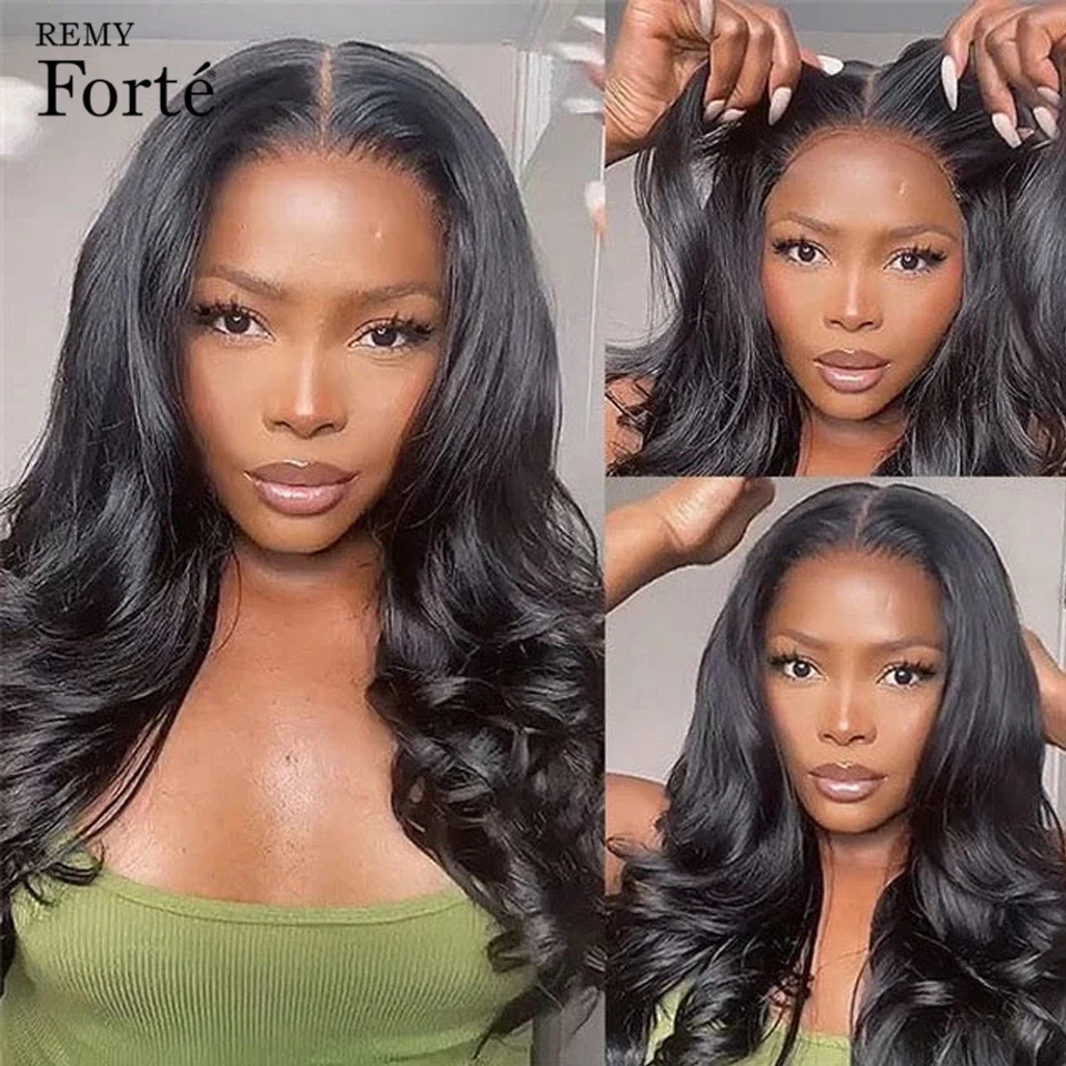 

Remy Forte T-Part Body Wave Lace Front Wigs Human Hair Glueless Lace Wig Human Hair 13x5x2 Middle Part Lace Front Human Hair Wig