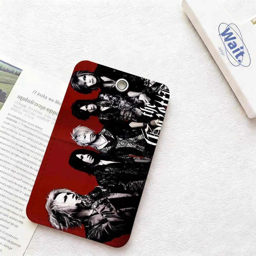 Visual Kei Band The G-Gazette Rectangle Keychain Card Holder, Badge Credit Card Holder, Student ID Card Holder, Bus Cards Cover