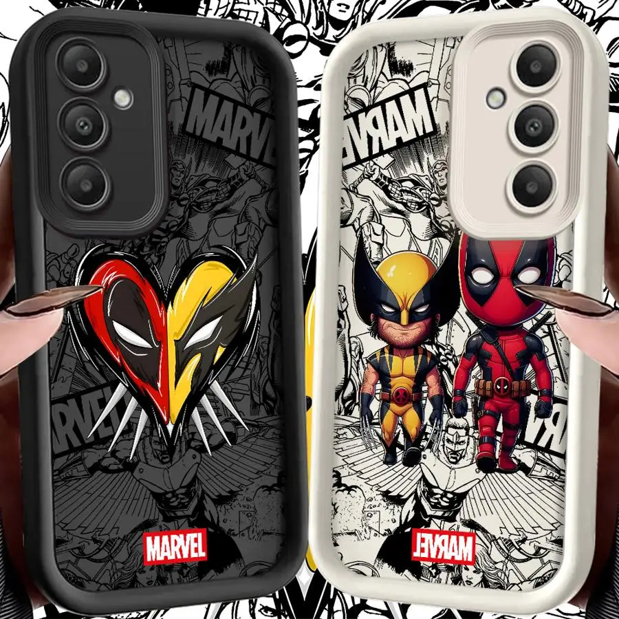 

Hot Deadpool Wolverine Soft Cover Phone Case for Samsung Galaxy S24Ultra S23 FE S21 S24 Plus S22 S25+ S25 Ultra S20FE