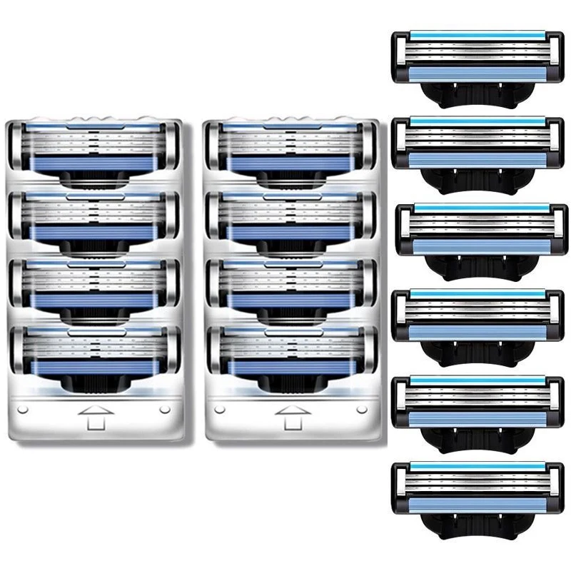 

Shaver Brand New Design Men Razor Shaving Three Layer Shaver ReusableRazor lmported Blade Multi Tool Head change