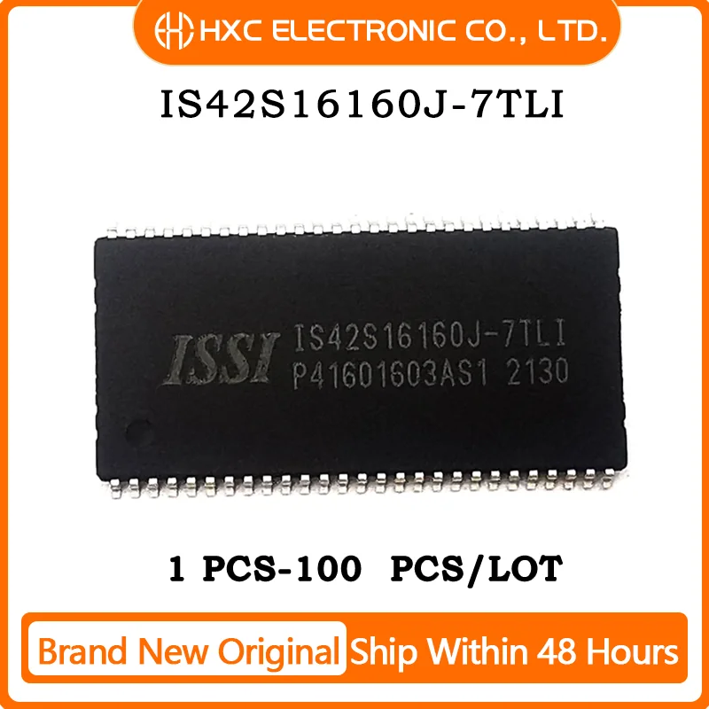 

1PCS/10PCS/50PCS/100PCS IS42S16160J-7TLI IS42S16160J TSOP-54 Brand New Original IC Chip