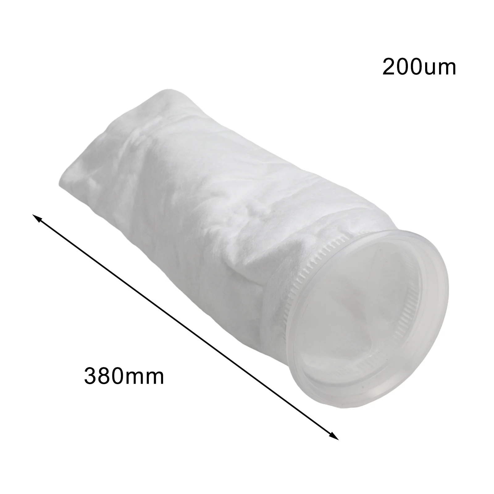 2pcs Filter Bag PP Non-woven Water Treatment Filter Bags Liquid Water Treatment Filter Bags Home Improvement Plumbing Fixtures