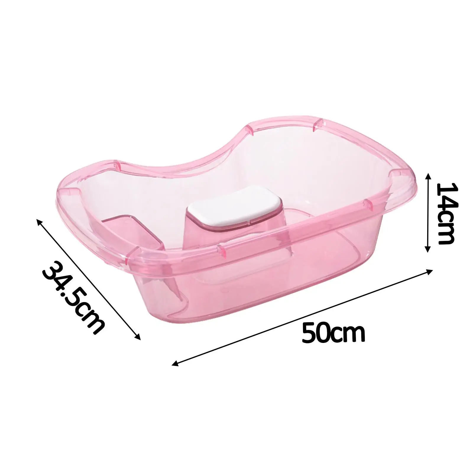 Shampoo Basin Lightweight Rinse Basin Shampoo Bowl for Home Bedside Disabled