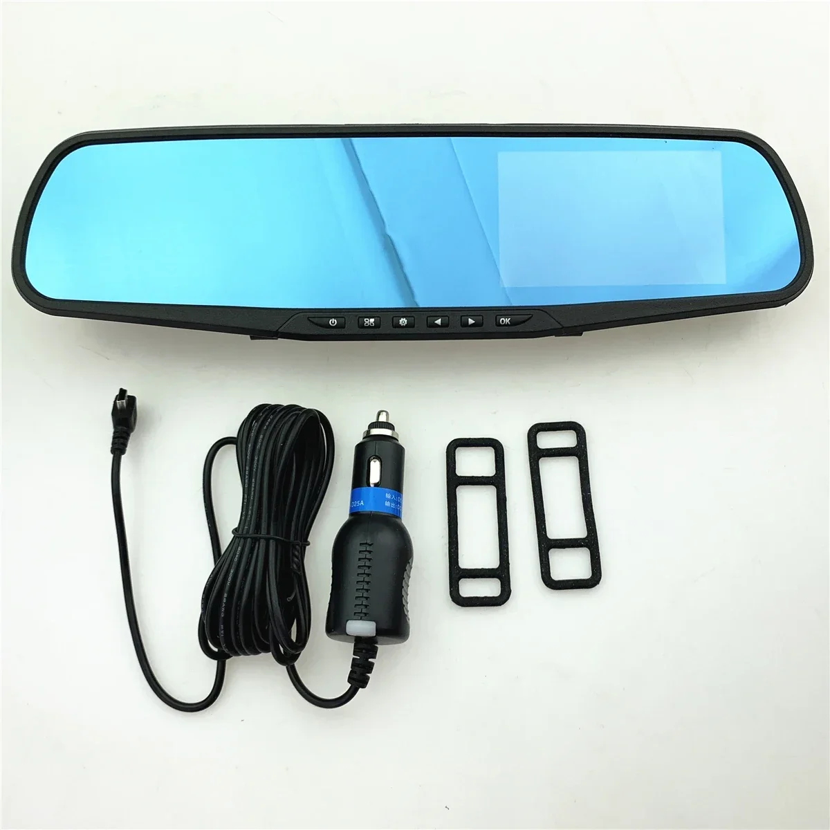 For Car Driving Recorder Rearview Mirror Front And Rear Single And Double Recording High-definition Night Vision Reversing Image