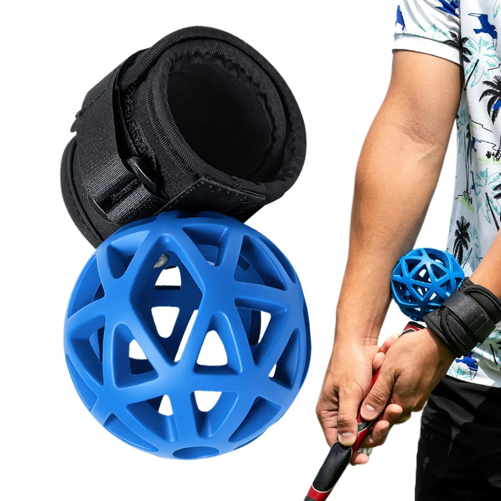 golf-training-aid-ball-beginner-putter-swing-trainer-golfing-wrist-strap-training-ball-for-men-women-enthusiasts-outdoor-lawn