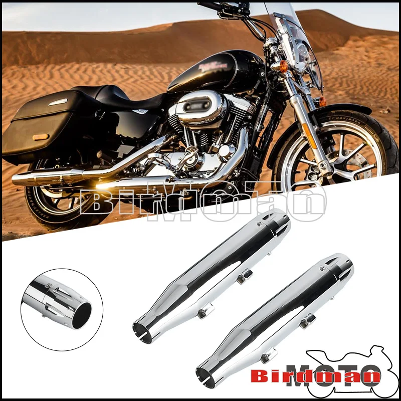 

Motorcycle Accessories Steel Rear Link Pipe Tube Exhaust Muffler Pipe For Harley Sportster XL 883 Superlow Iron 2014-2016