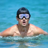 Mirrored Swim Goggles for Adults, Anti-Fog UV Blocking Large Frame Glasses, Durable Optical Lens with Secure Seal for Pool & 3