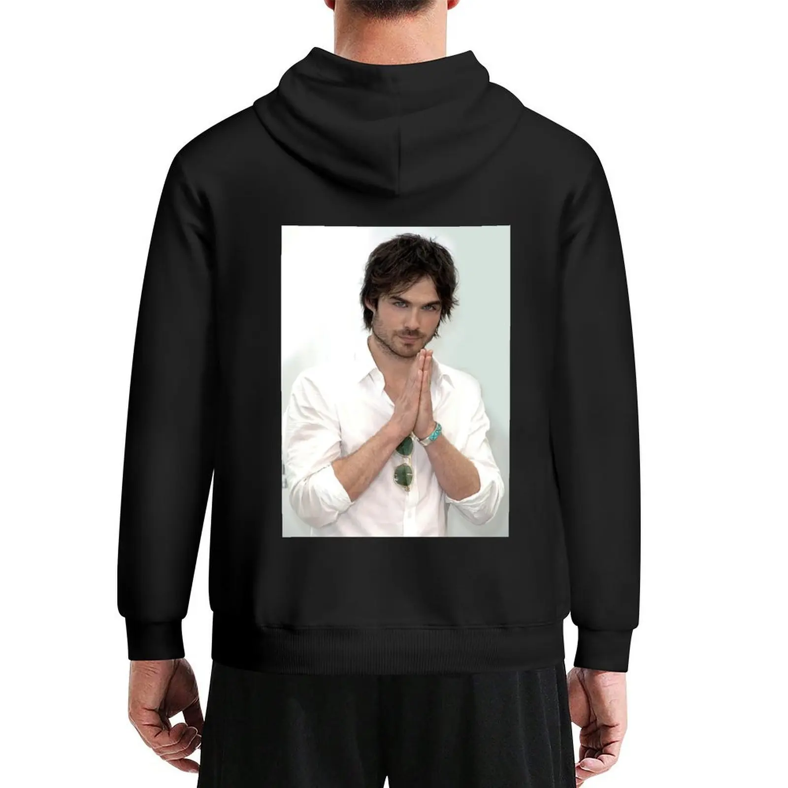 

Ian Somerhalder Damon Salvatore Hoodie winter clothes men clothing men wear aesthetic clothing mens hoodie