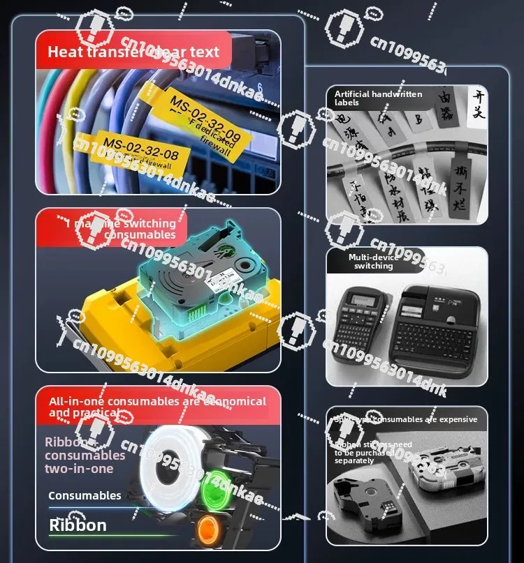 Q18 Handheld Heat Shrinkable Tube Number Tube Printer Portable Small Line Number Machine Casing Coder