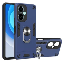 Luxury Case for Tecno Camon 19 Pro 5G Neo Armor Shockproof Car Magnetic Ring Holder Phone Cover Camon19 Camon19Pro5G Camon19NEO