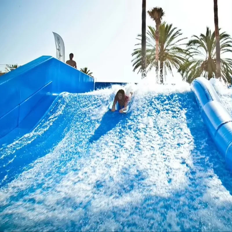 Professional High Quality Surf Flow Rider Surf Simulator Customized Summer Wave Pool Water Park Amusement Equipment