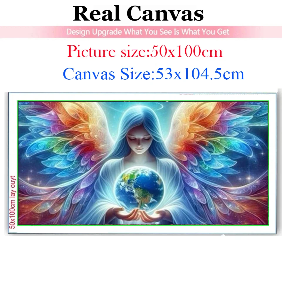 DIY Diamond Painting Angel Mother Earth,Hands Cradling Earth World New Collection Diamond Mosaic Embroidery Cross Stitch Kits