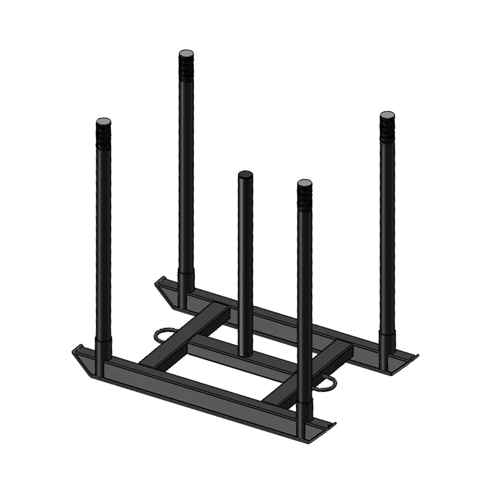 Private Custom Multi-Functional Heavy-Duty Strength Training Commercial Gym Exercise Machine Steel Power Fitness Sledge