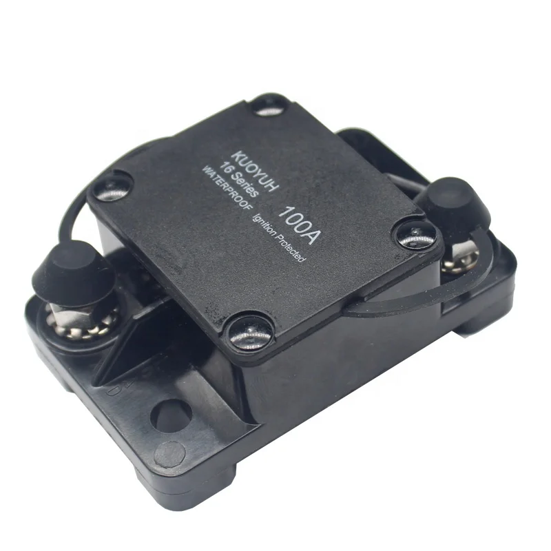 12V 100A Waterproof High Amp Surface  Mount Automatic Reset Truck Marine Car  Circuit Breaker