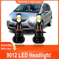 2x 9012 LED Headlight 70W 8000LM Pure White For Opel Zafira Tourer C 2011 2012 2013 2014 2015 2016 2017 2018 2019 Plug and Play