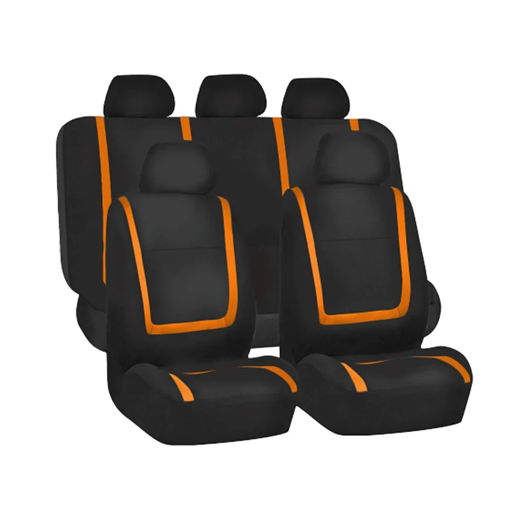 

9Pcs Car Seat Cover Universal Easy Fit Durable Seat Protector Auto Car Interior Accessory Side Airbag Compatible