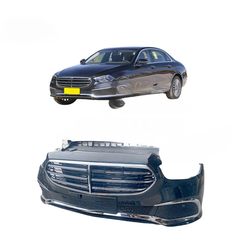 

For Mercedes Benz E-Series W213 2021-2023 Used Front Bumper & Grille Body Kit, Second-hand Original Parts