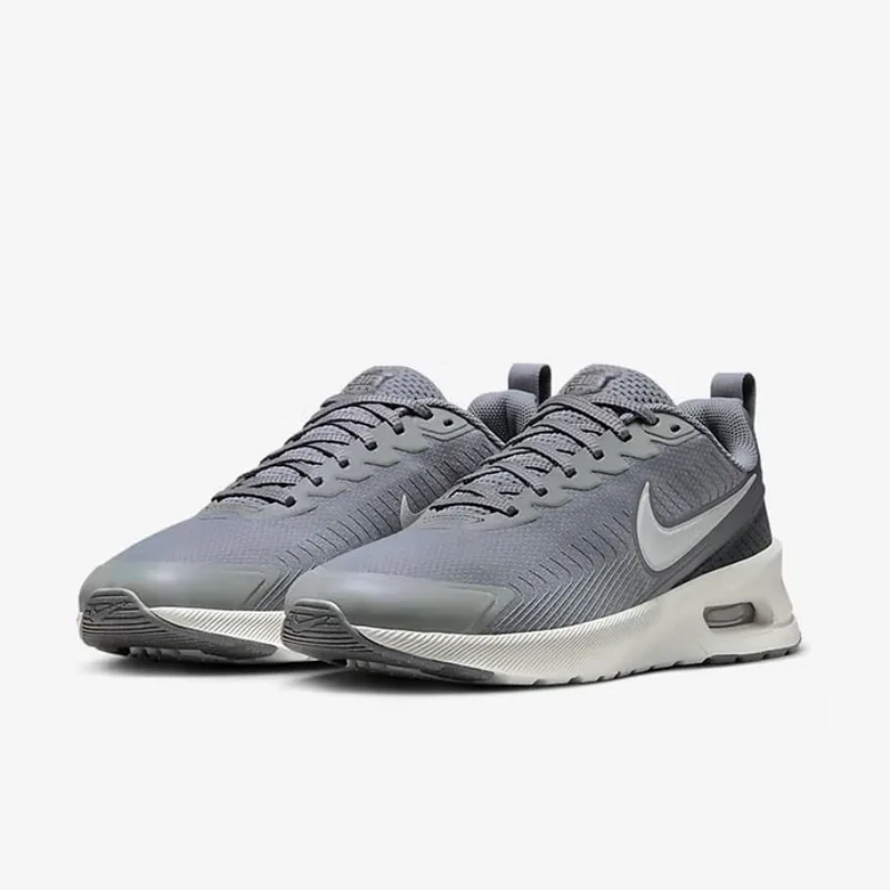 

Nike Rear-Cushioning Air Cushioning Rebound Support Fitness Training Men's Running Shoes New Model Air Max Nuaxis Comfortable Foot Feel Daily Commuting Sports Running Shoes Gray Fashionable Versatile Practical Casual Sports Shoes Men's Cost-Effective Reco