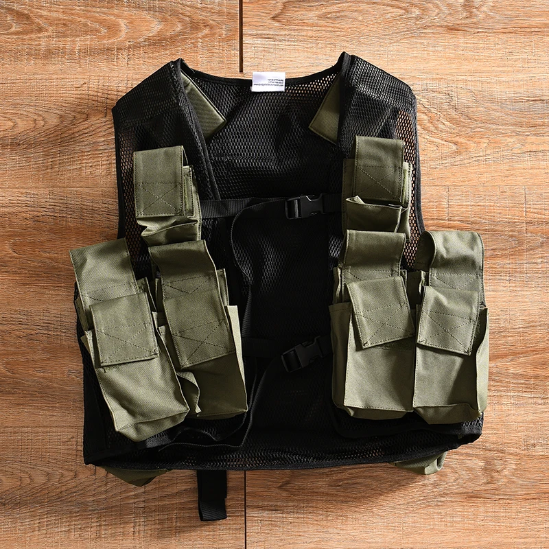 Camping Breathable Casual Multi-Pocket Tactical Vest