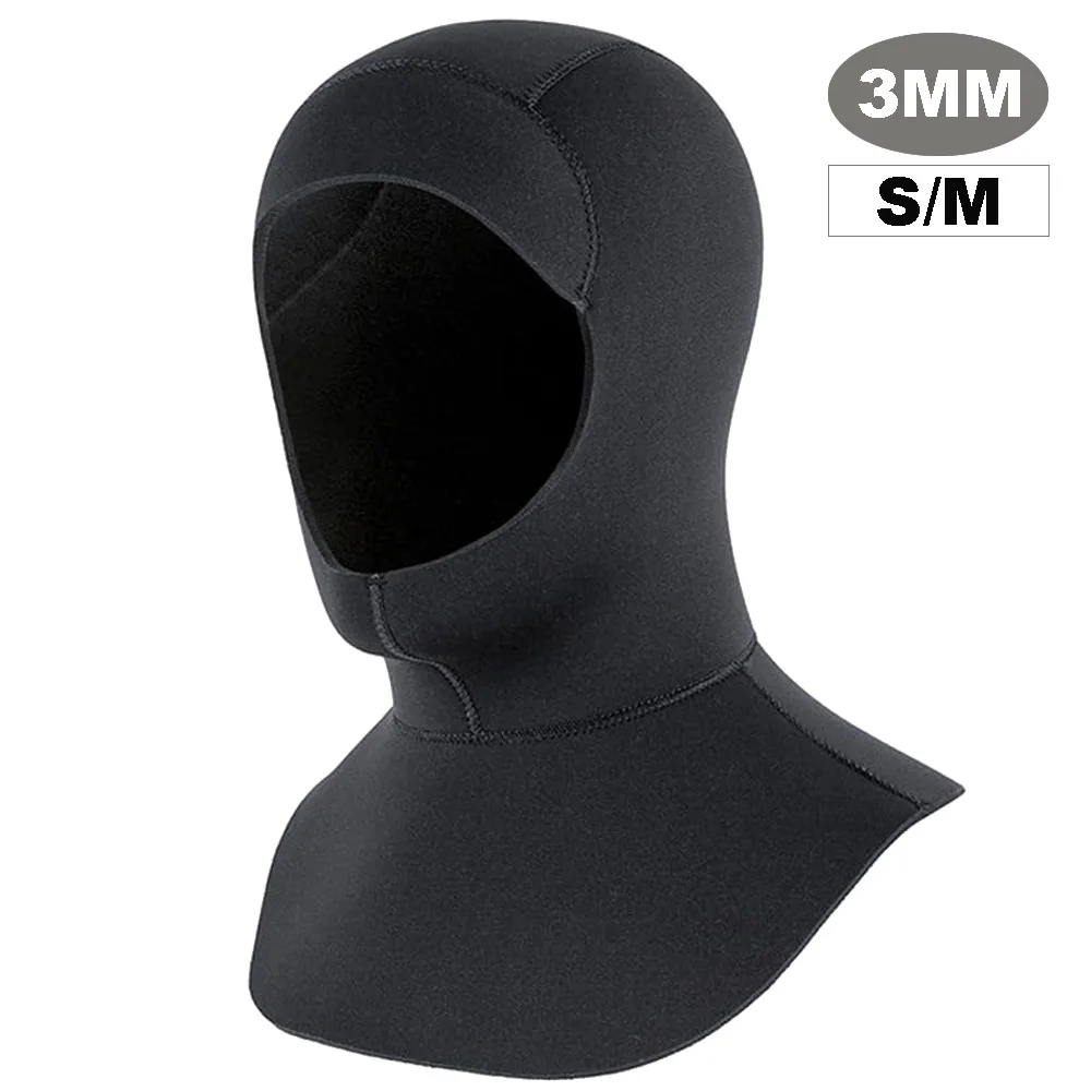 Duikkap Duikhoed 3mm/5mm Neopreen Rekbare Thermische Wetsuit Cap Scuba voor Mannen Vrouwen Koud Water Zwemmen Snorkelen Surfen