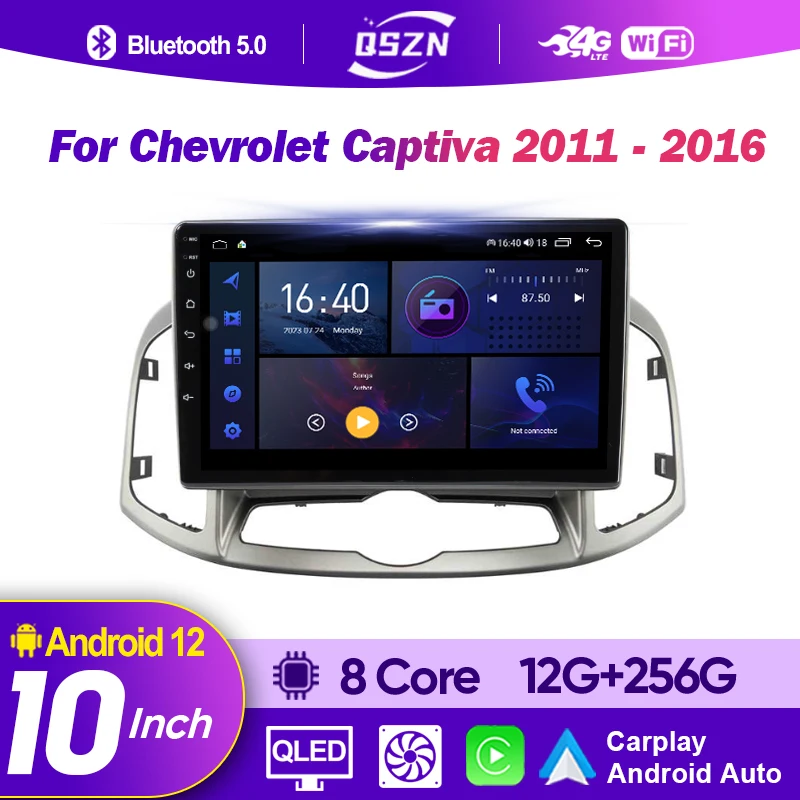 

Android 12.0 Car Radio For Chevrolet Captiva 2011 - 2016 Multimedia Video Player Navigation Stereo GPS 4G Carplay Autoradio DSP