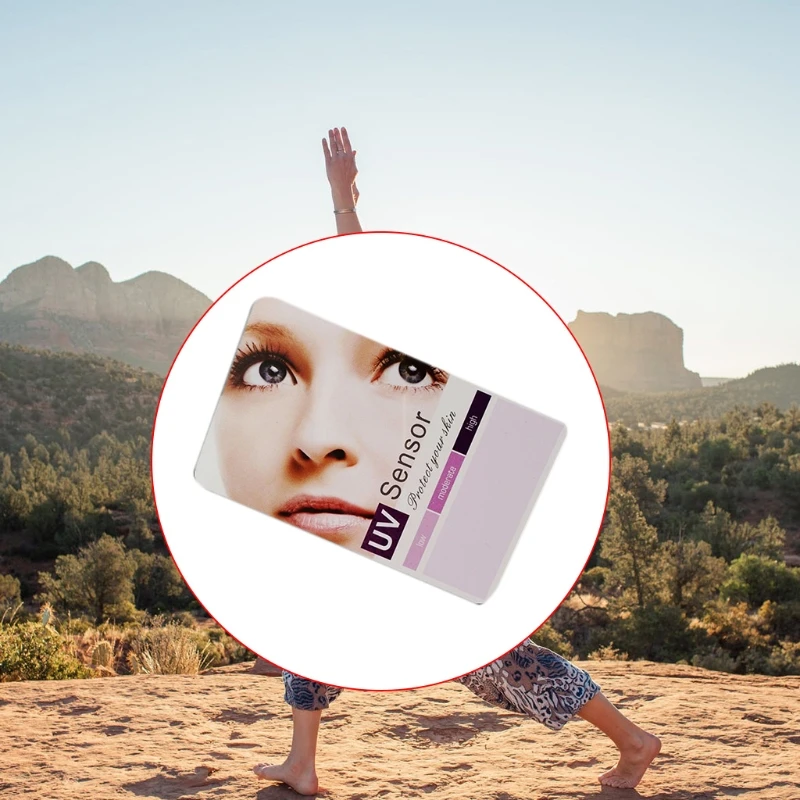 UV Test Cards 10 PCS Environmental Sunscreen PVC Cards Life Effective Tests