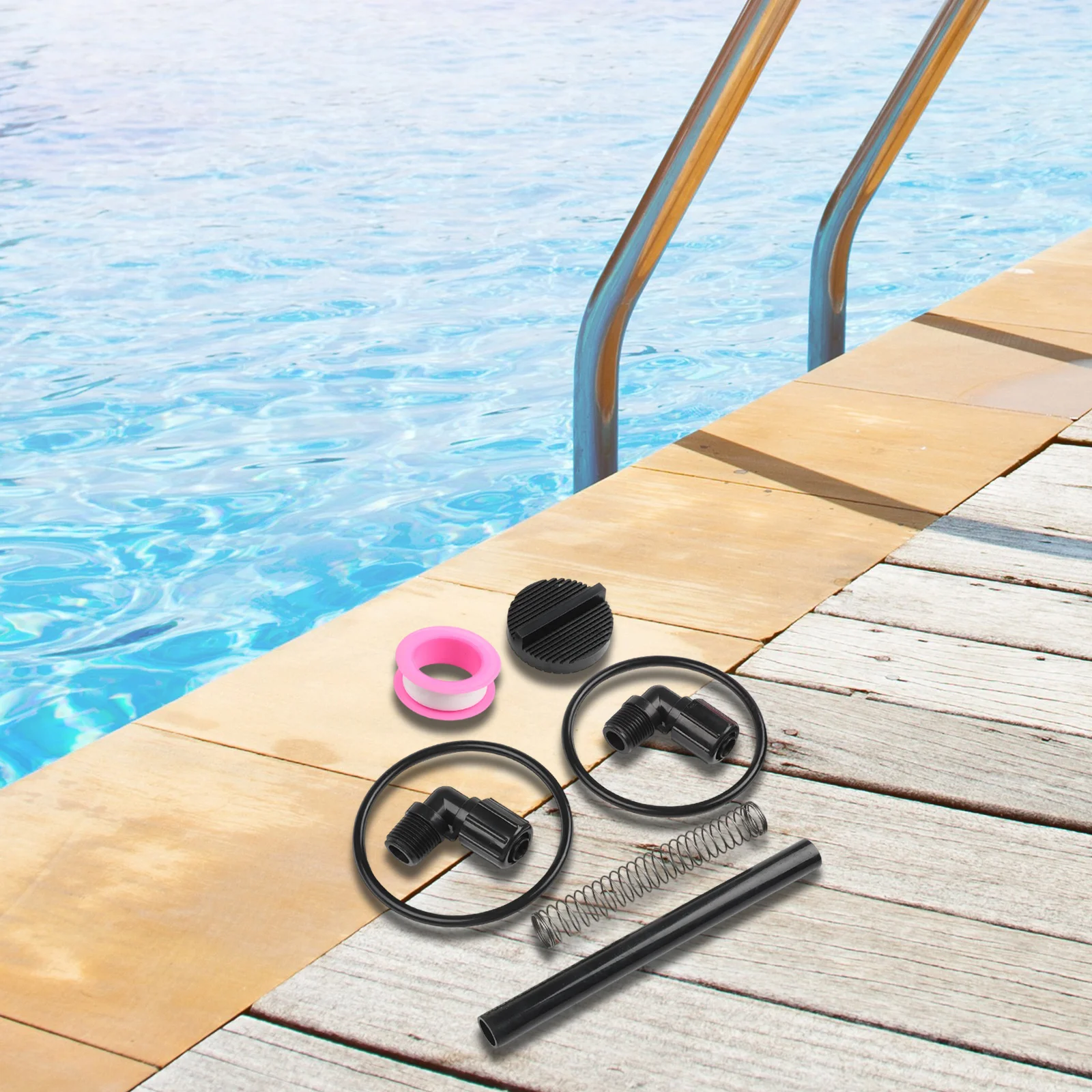 

As Shown 90 Degree Tube Fitting Replacement Tube Fitting Chlorinated Environment Use Compatible With Auto Feeder