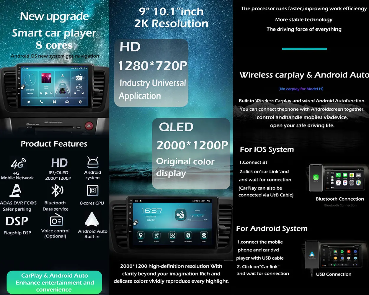 لكيا ريو ستونيك YB 2016 2017 2018 2019 2020 2021 2022 أندرويد 16 Carplay راديو السيارة التلقائي لتحديد المواقع مشغل فيديو الوسائط المتعددة ستيريو BT