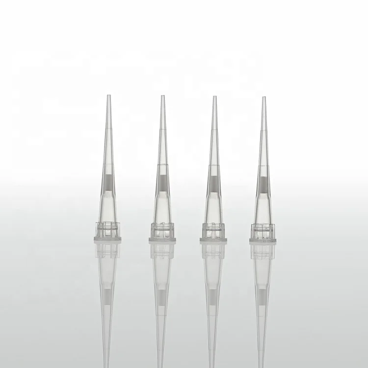 Lab consumable product medical grade PP pipette 1000ul Filter Pipette Tips rack pack clear pipette tips sterile