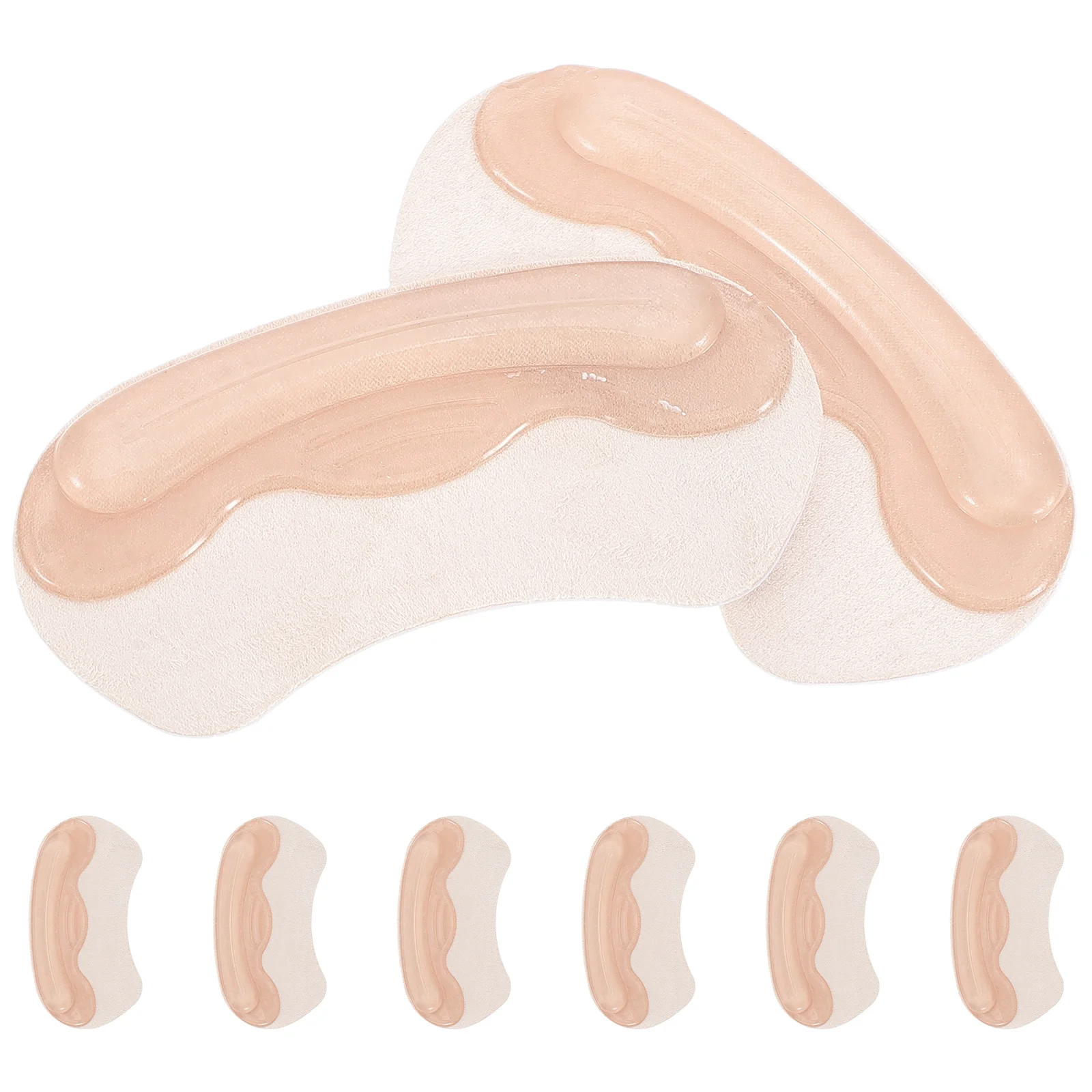

4 Pairs Anti-wear Back Stickers Heel Cushion Inserts Follow up Gel