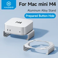 Soporte de escritorio Hagibis para Mac mini M4/M4 Pro 2024, soporte de disipación de calor, soporte de aleación de aluminio, accesorios de soporte de refrigeración